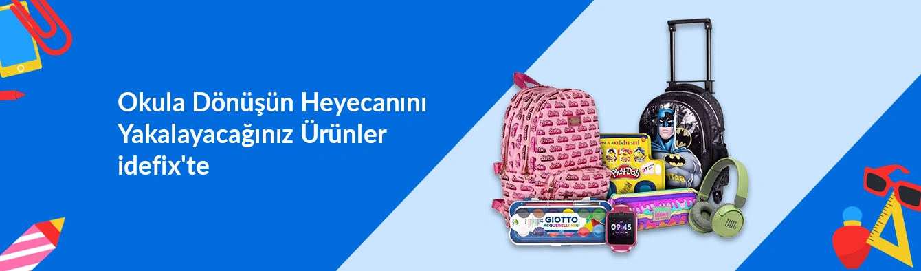 Okula Dönüşün Heycanını Yakalayacağınız Ürünler idefix'te