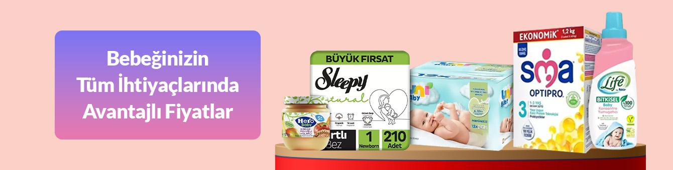 Bebeğinizin Tüm İhtiyaçlarına Özel avantajlı fiyatlar 