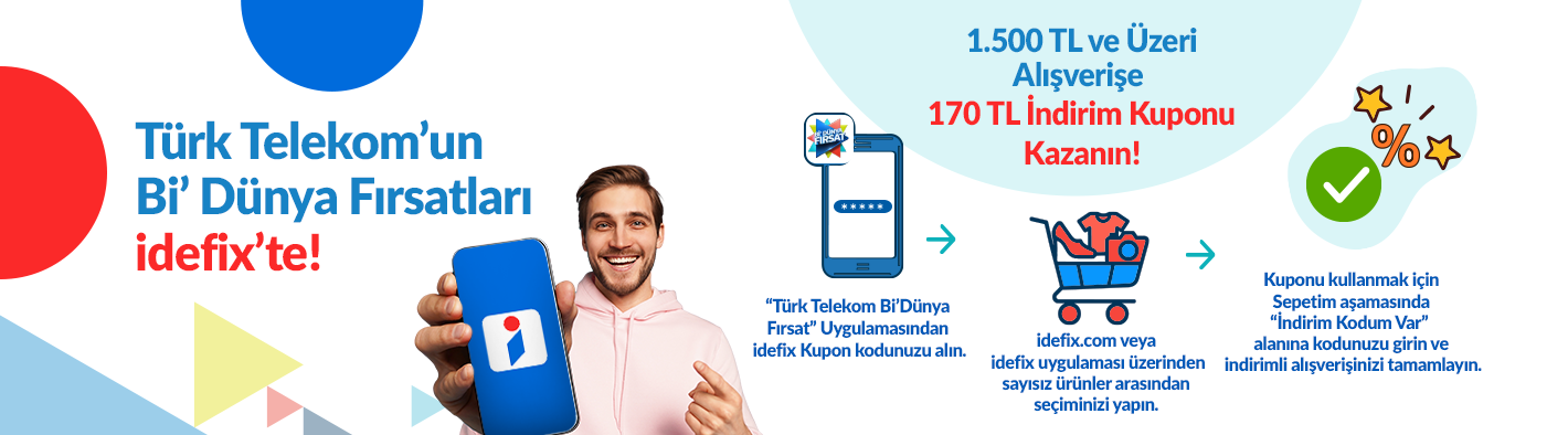 Türk Telekom'un Bi'Dünya Fırsatları idefix'te!