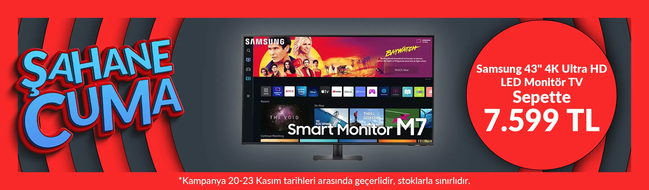 Samsung 43'' Monitör TV
