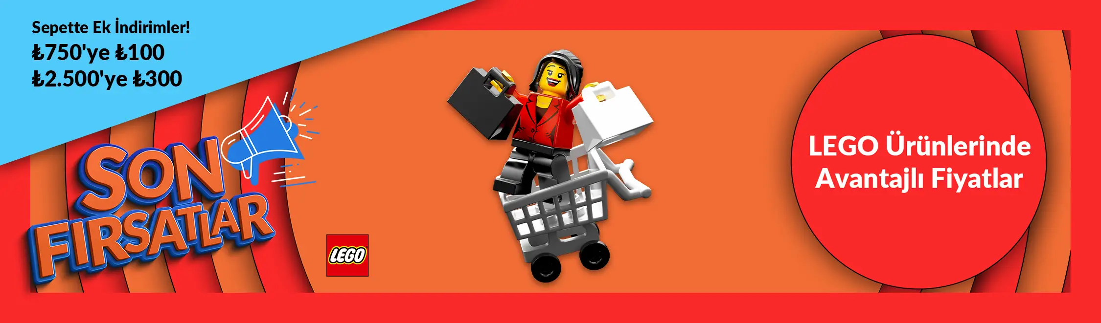 LEGO Ürünlerinde Avantajlı Fiyatlar