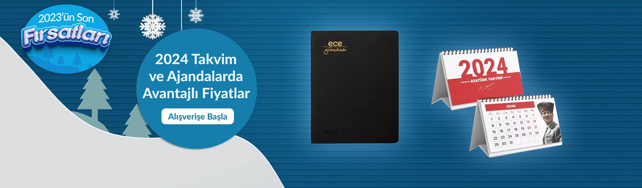 2024 Ajanda ve Takvimlerinde Avantajlı Fiyatlar