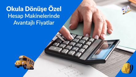 Hesap Makinelerinde Avantajlı Fiyatlar