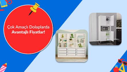 Çok Amaçlı Dolaplarda Avantajlı Fiyatlar