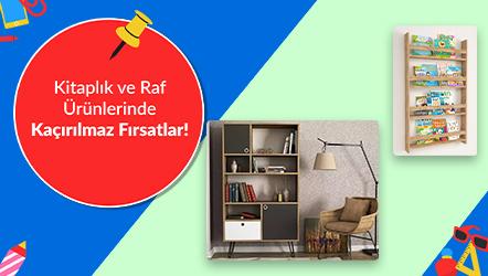 Kitaplık ve Raf Ürünlerinde Avantajlı Fiyatlar