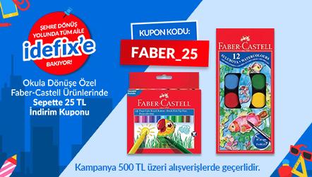 Faber Castell Marka Ürünlerde Sepette 25 TL Kupon: FABER_25