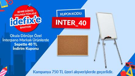 İnterpano Markalı Ürünlerde Sepette 40 TL Kupon: INTER_40