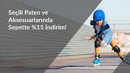 Seçili Paten ve Aksesuarlarında Sepette %15 İndirim!