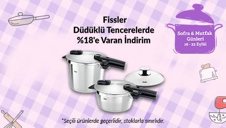 Fissler Düdüklü Tencerelerde %18'e Varan İndirim