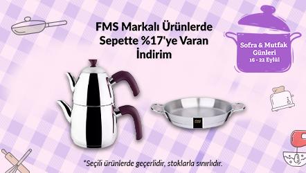 FMS Markalı Ürünlerde Sepette %17'ye Varan İndirim