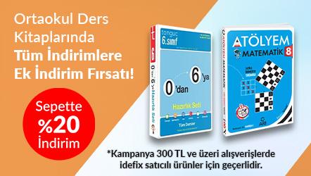 Ortaokul Ders Kitapları Kategorisinde İndirimlere Ek 300 TL Üzeri Sepette %20 İndirim