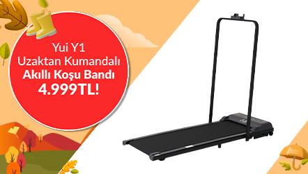 Yui Y1 Uzaktan Kumandalı Akıllı Koşu ve Yürüyüş Bandı 4999 TL!