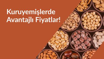 Kuruyemiş Ürünlerinde Avantajlı Fiyatlar!