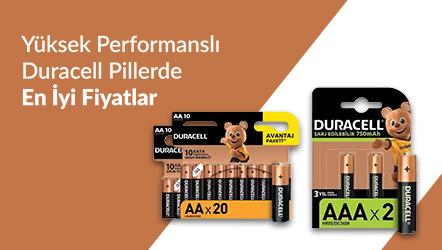 Duracell Markalı Ürünlerde En İyi Fiyatlar