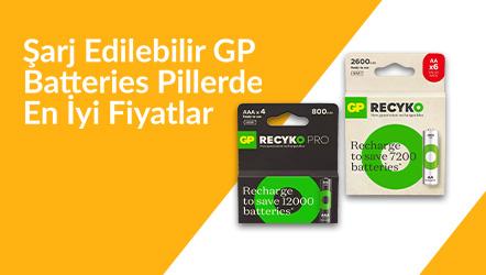 GP Batteries Markalı Ürünlerde En İyi Fiyatlar