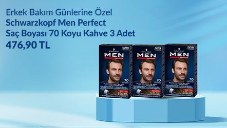 Schwarzkopf Men Perfect Saç Boyası 70 Koyu Kahve X 3 Adet 476,90 TL