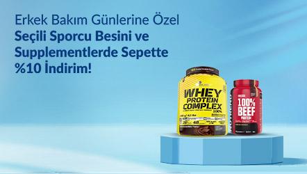 Seçili Sporcu Besini ve Supplementlerde Sepette %10 İndirim!