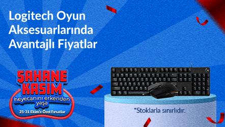 Logitech Oyun Aksesuarlarında Avantajlı Fiyatlar