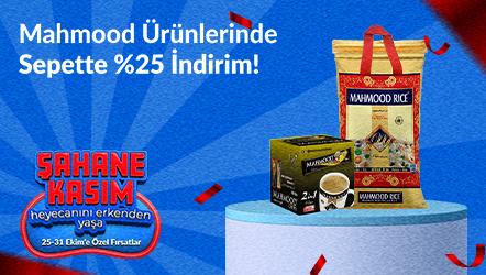 Mahmood , Mahmood Coffee, Mahmood Tea, Mahmood Rice ve Altunsa markalarında sepette %25 indirim!