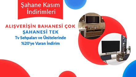 Tv Sehpaları ve Ünitelerinde %20'ye Varan İndirim