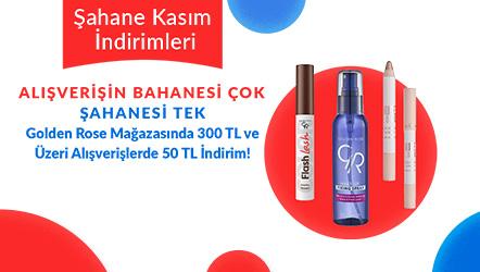 Golden Rose Mağazasında 300 TL ve Üzeri Alışverişlerde 50 TL İndirim!