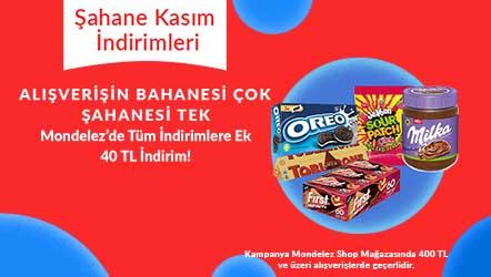 Mondelez Shop Mağazasında Tüm İndirimlere Ek 400 TL'ye 40 TL İndirim!