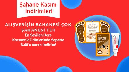 En Sevilen Kore Kozmetik Ürünlerinde Sepette %40'a Varan İndirim!