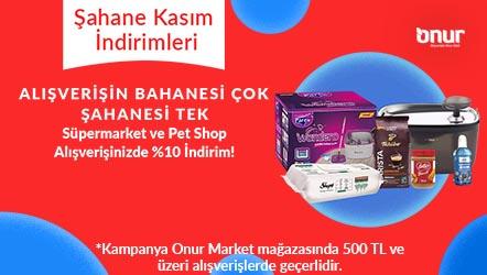 Onur Market Mağazasında Tüm İndirimlere ek %10 indirim!