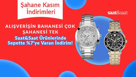 Saat&Saat Ürünlerinde Sepette %7'ye Varan İndirim!