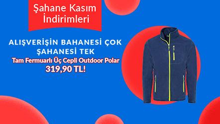 Tam Fermuarlı 3 Cepli Outdoor Polar 319,9TL!