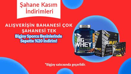 Bigjoy Sporcu Besinlerinde Sepette %20 İndirim!