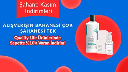 Quality Life Ürünlerinde Sepette %10'a Varan İndirim!