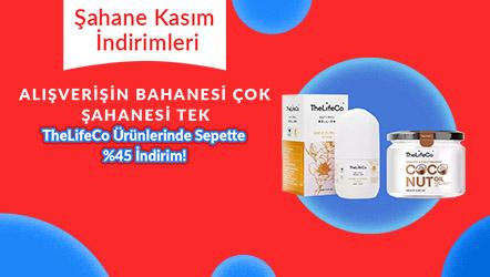 TheLifeCo Ürünlerinde Sepette %45 İndirim