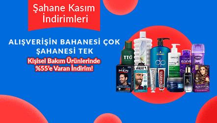 Kişisel Bakım Ürünlerinde %55'e Varan İndirim