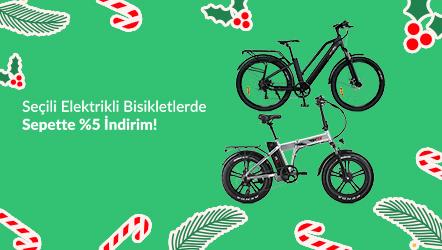 Seçili Elektrikli Bisikletlerde Sepette %5 İndirim!