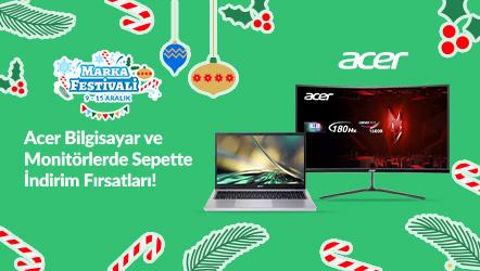 Acer Bilgisayar ve Monitörlerde Sepette İndirim Fırsatları!