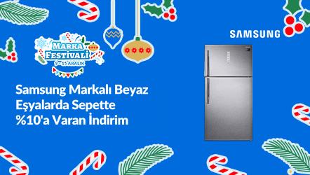 Samsung Markalı Beyaz Eşyalarda Sepette %10 ' a Varan İndirim