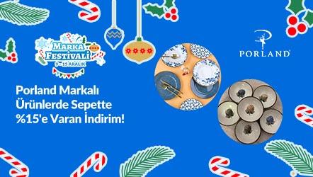 Porland Markalı Ürünlerde Sepette %15'e Varan İndirim!