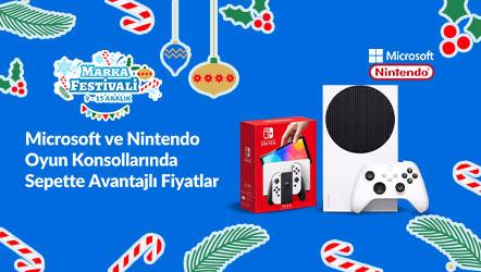 Microsoft ve Nintendo Oyun Konsollarında Sepette Avantajlı Fiyatlar