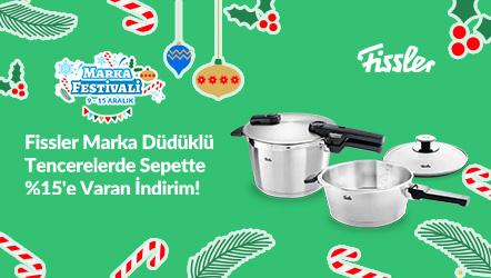 Fissler Marka Düdüklü Tencerelerde Sepette %15'e Varan İndirim!