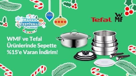 WMF ve Tefal Ürünlerinde Sepette %15'e Varan İndirim!