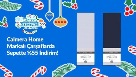 Calmera Home Markalı Çarşaflarda Sepette %55 İndirim!