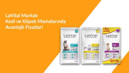 LaVital Markalı Kedi ve Köpek Mamalarında Avantajlı Fiyatlar!