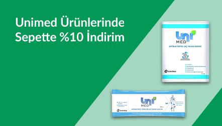 Unimed Ürünlerinde Sepette %10 İndirim!