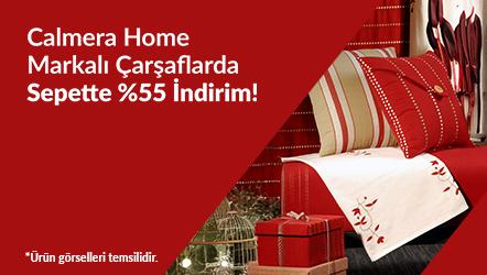 Calmera Home Markalı Çarşaflarda Sepette %55 İndirim!