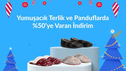 İçinizi Isıtacak Terlik ve Panduflarda %50'ye Varan İndirim