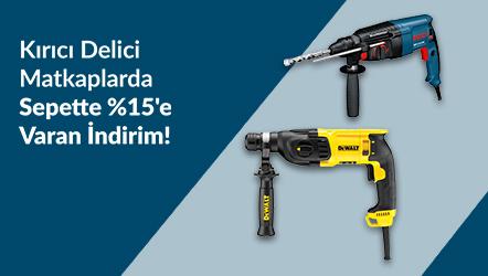 Kırıcı Delici Matkaplarda Sepette %15'e Varan İndirim!