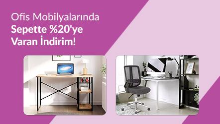 Ofis Mobilyalarında Sepette %20'ye Varan İndirim!