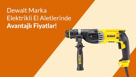 Dewalt Marka Elektrikli El Aletlerinde Avantajlı Fiyatlar!