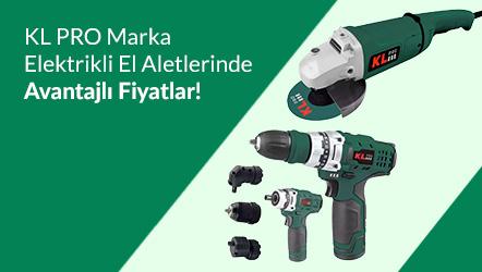 KL PRO Marka Elektrikli El Aletlerinde Avantajlı Fiyatlar!